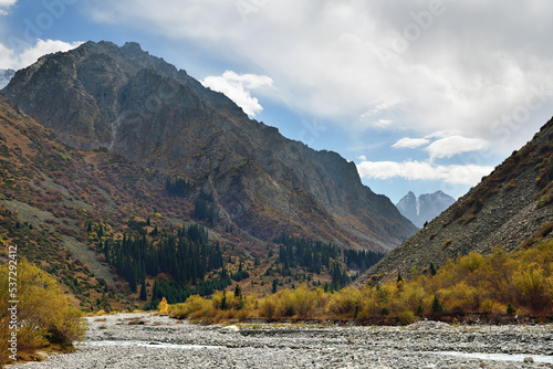 Ala Archa national park, Kyrgyzstan photo