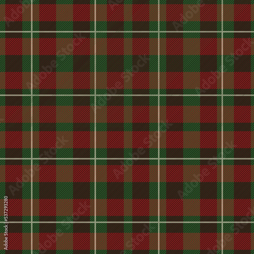 Tartan pattern,Scottish traditional fabric seamless Christmas tone, green and red background