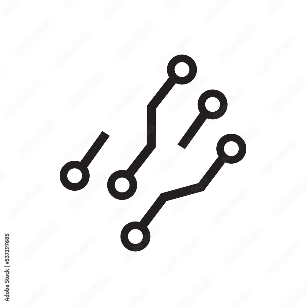 Technology icon vector logo symbol Technology icon vector logo symbol