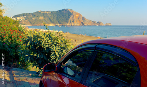 Beautiful view of Cleopatra Beach. Alanya, Antalya Province, Turkey