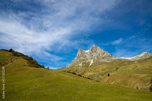 landscape of the mountains - austrian alps