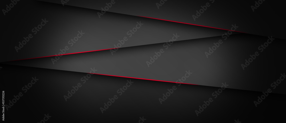 abstract light red black space frame layout design tech triangle concept gray texture background
