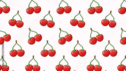 Fruit illustrations wallpaper