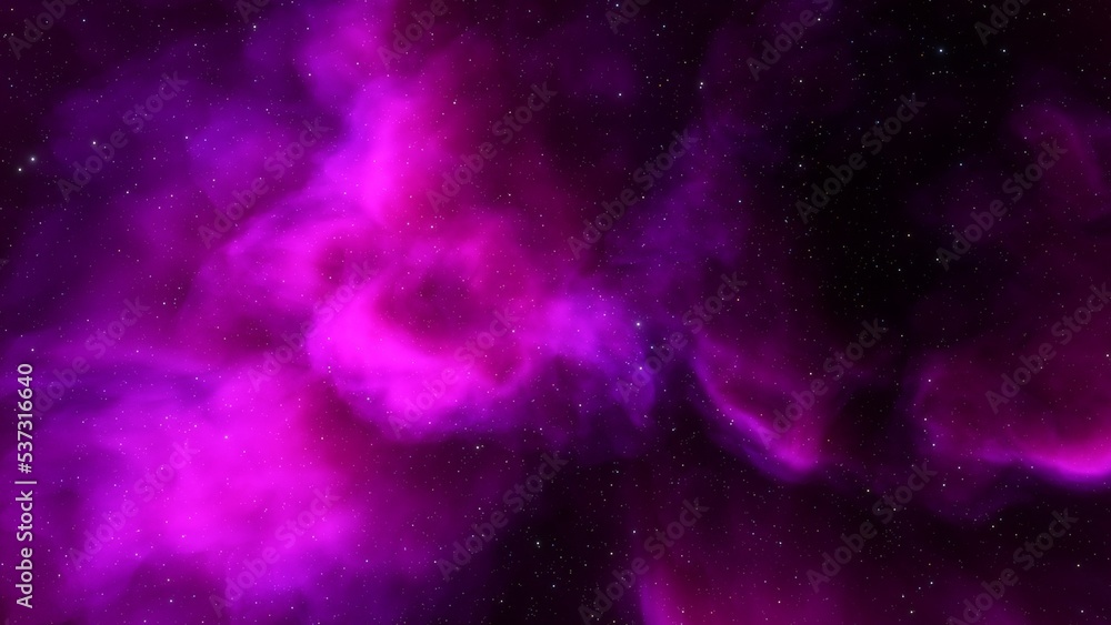 Obraz premium Space nebula, for use with projects on science, research, and education. Illustration 