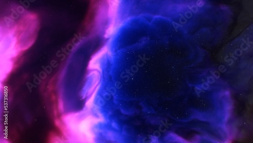 Space nebula, for use with projects on science, research, and education. Illustration 