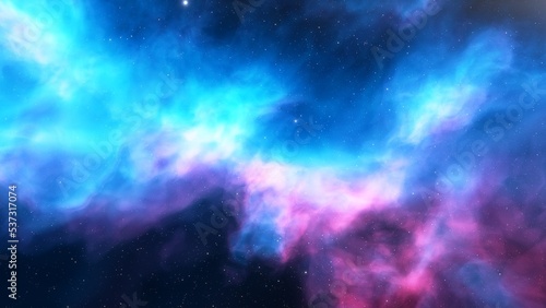 red-violet nebula in outer space  horsehead nebula  unusual colorful nebula in a distant galaxy  red nebula 3d render 