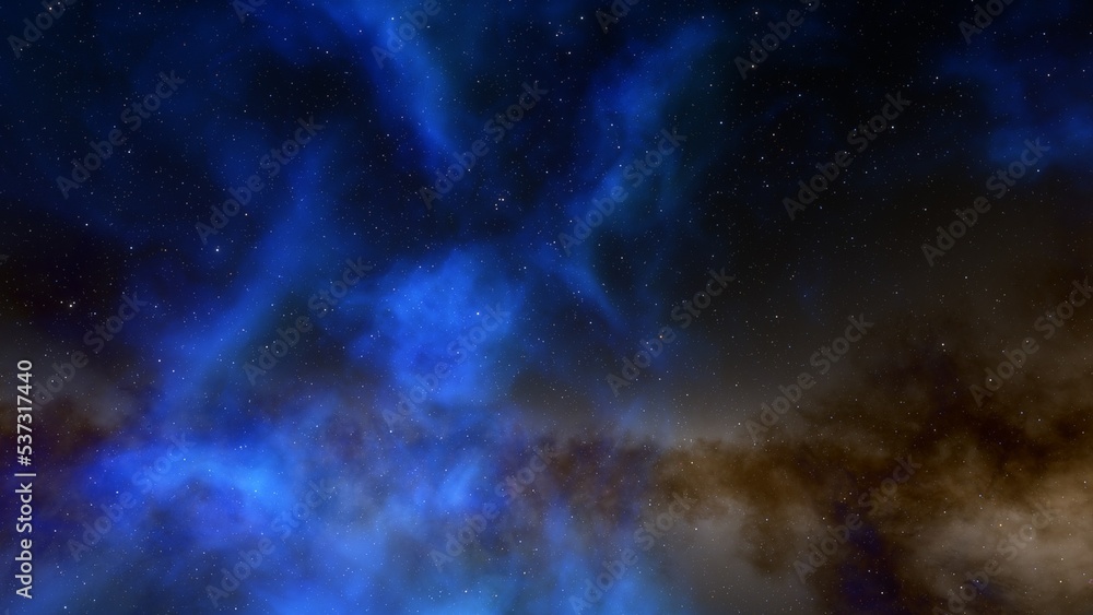 Obraz premium nebula gas cloud in deep outer space 