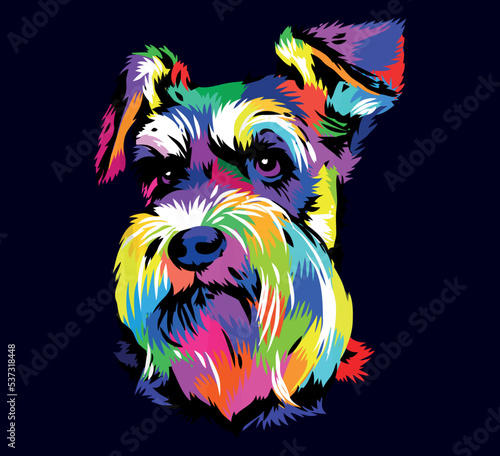 Lakeland Terrier Pop Art Colorful Portrait