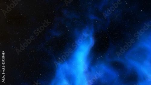 Fototapeta Naklejka Na Ścianę i Meble -  Space background with realistic nebula and shining stars. Colorful cosmos with stardust and milky way. Magic color galaxy. Infinite universe and starry night. 3d render
