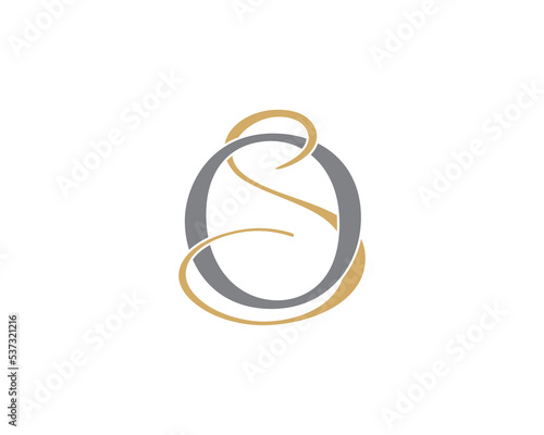 Letter O and S Logo Icon 001