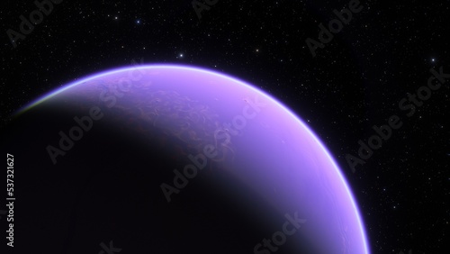 Planets and galaxy, science fiction wallpaper. Beauty of deep space. Billions of galaxy in the universe Cosmic art background 3d render