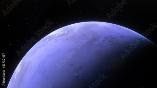 Planets and galaxy  science fiction wallpaper. Beauty of deep space. Billions of galaxy in the universe Cosmic art background 3d render