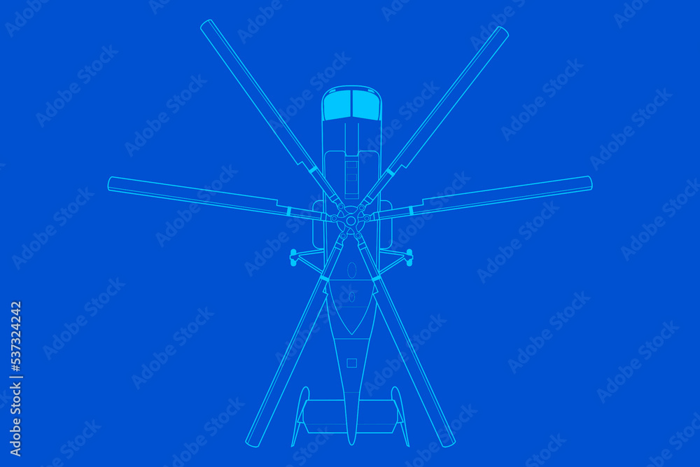 Helicóptero de dos rotores Helicóptero de dos rotores