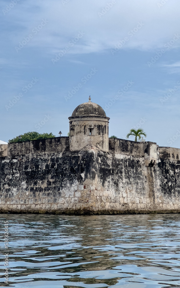 Wall of Cartagena de Indias, Colombia