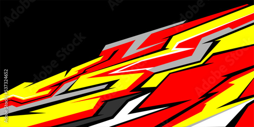vector racing background design and wrap with a unique pattern of line combinations with bright colors