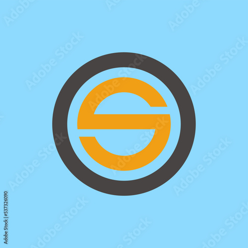 OS monogram logo design