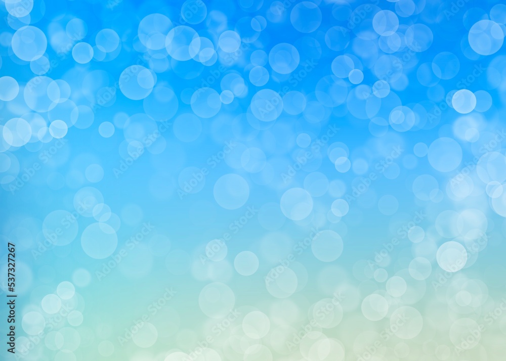 blue bokeh background