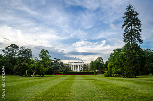 The back yard of the white house in Washington DC, USA © Danica Chang