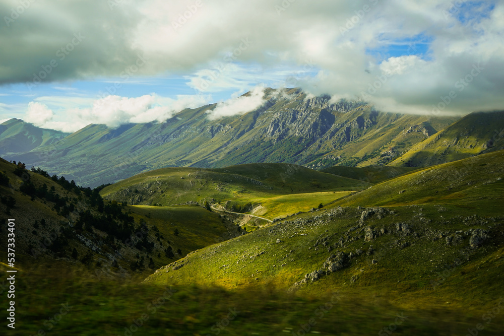 Campo Imperatore, Gran Sasso mountain chain, Abruzzo, Italy