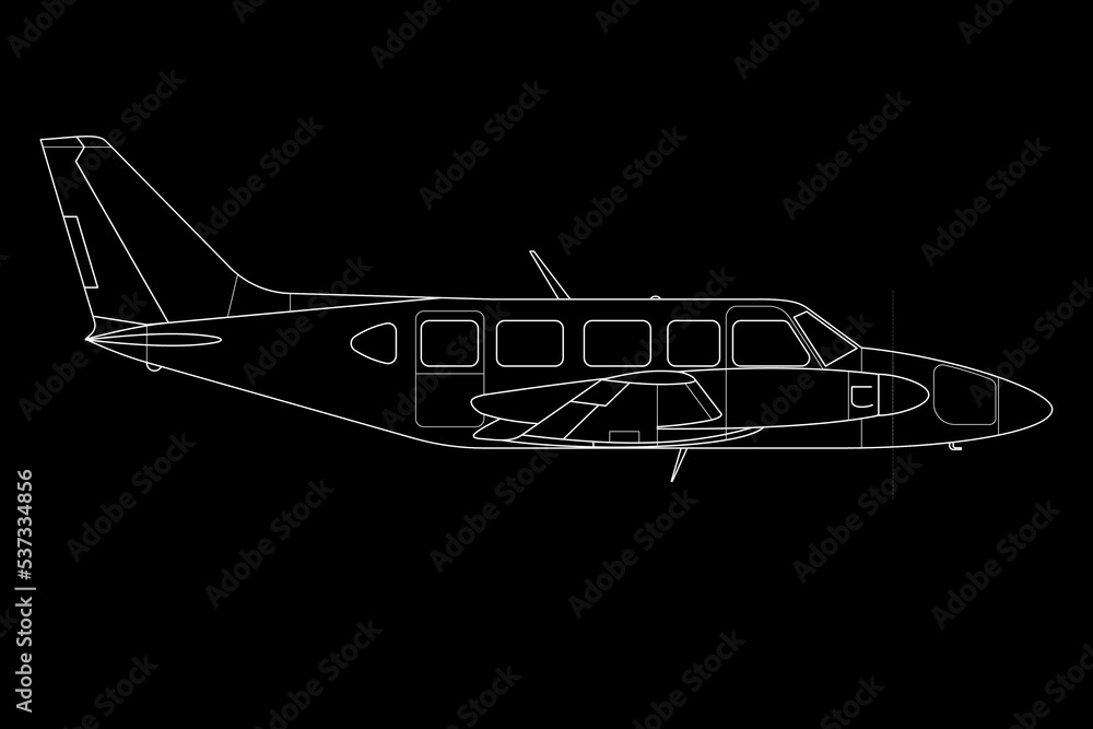 Avioneta bimotor piper Avioneta bimotor piper