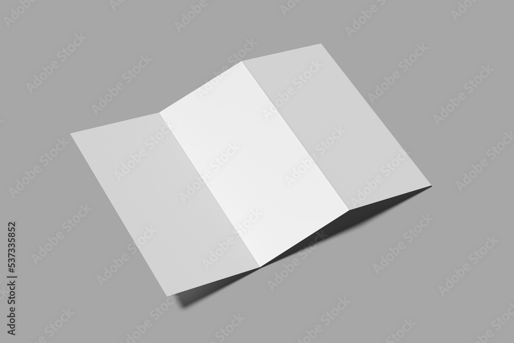 Single Blank Brochure Mock up Single Blank Brochure Mock up