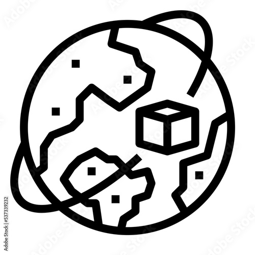 global Outline icon