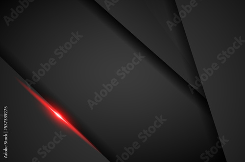 abstract metallic red black frame layout modern tech design template background , Black and red background. Vector graphic template design