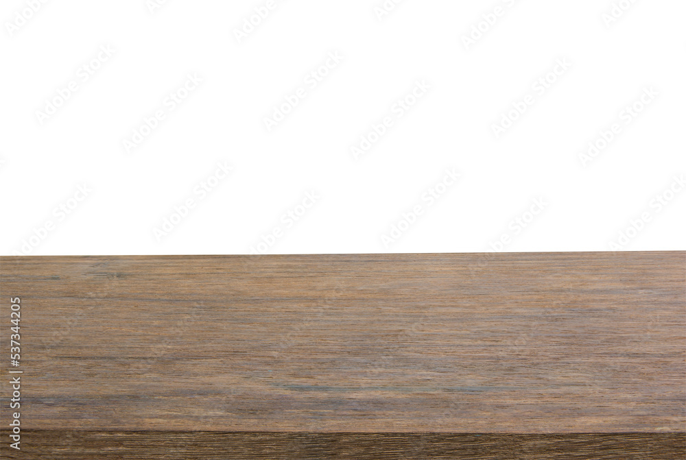 Empty dark wood table top isolated on white background with clipping path. can be used for display or montage or mock up your products. Empty dark wood table top isolated on white background with clipping path. can be used for display or montage or mock up your products.