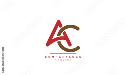  Alphabet letters Initials logo AC