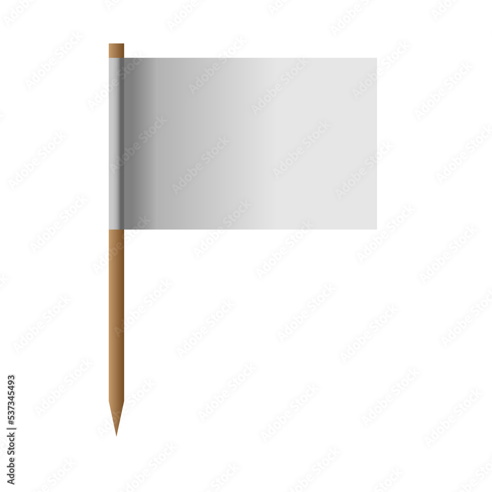 Realistic white flag isolated on background. 3D pillar blank pole. Icon flagpole element and soft layout concept vector illustration. Realistic white flag isolated on background. 3D pillar blank pole. Icon flagpole element and soft layout concept vector illustration.