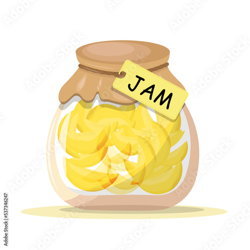 Canned food products obtained in hermetic tin. Hand drawn vector illustration. Harvest of seasonal fruits and vegetables

