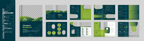 Corporate brochure company profile template annual report cover layout, minimal business brochure a4 page template design