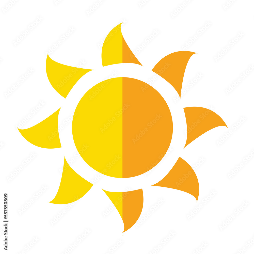 Sun icon. Trendy vector summer symbol. Sun icon. Trendy vector summer symbol.