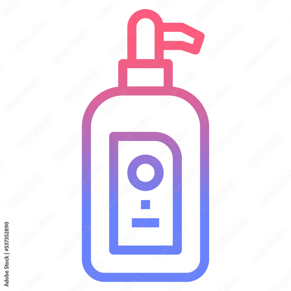 alcohol line gradient icon alcohol line gradient icon
