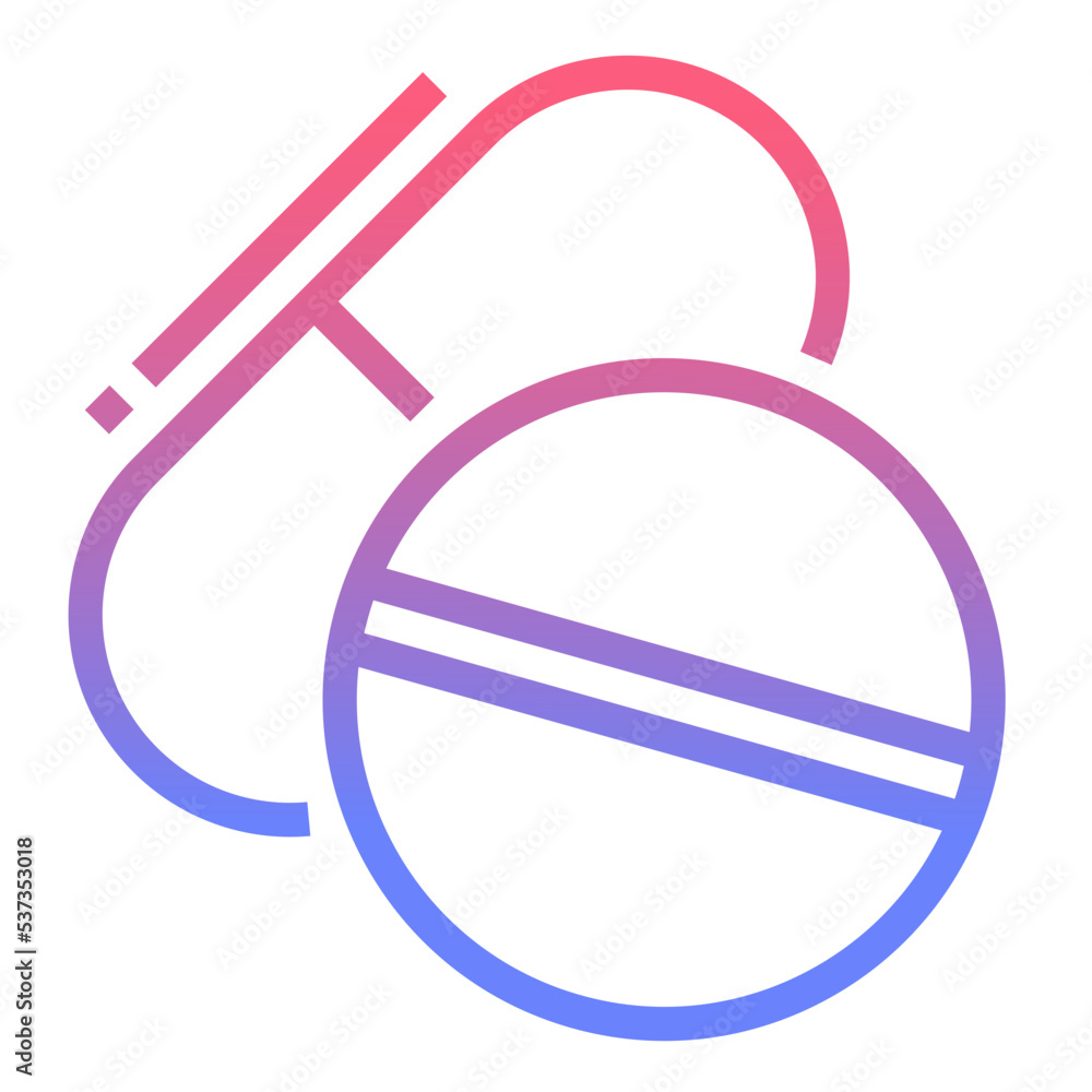 Medicine line gradient icon Medicine line gradient icon