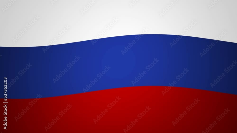 Russia Waving Flag Looping Animation Background Russia Waving Flag Looping Animation Background
