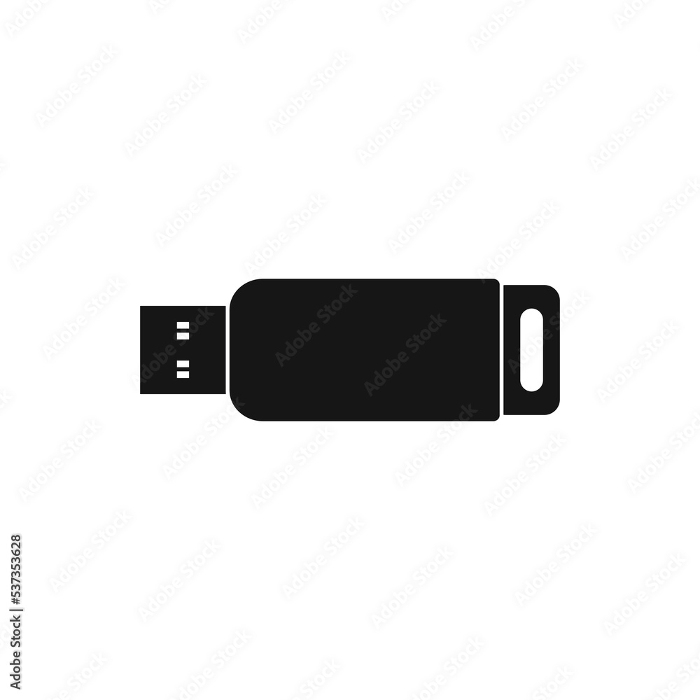 USB Flash Drive Icon. Editable Vector EPS Symbol Illustration. USB Flash Drive Icon. Editable Vector EPS Symbol Illustration.