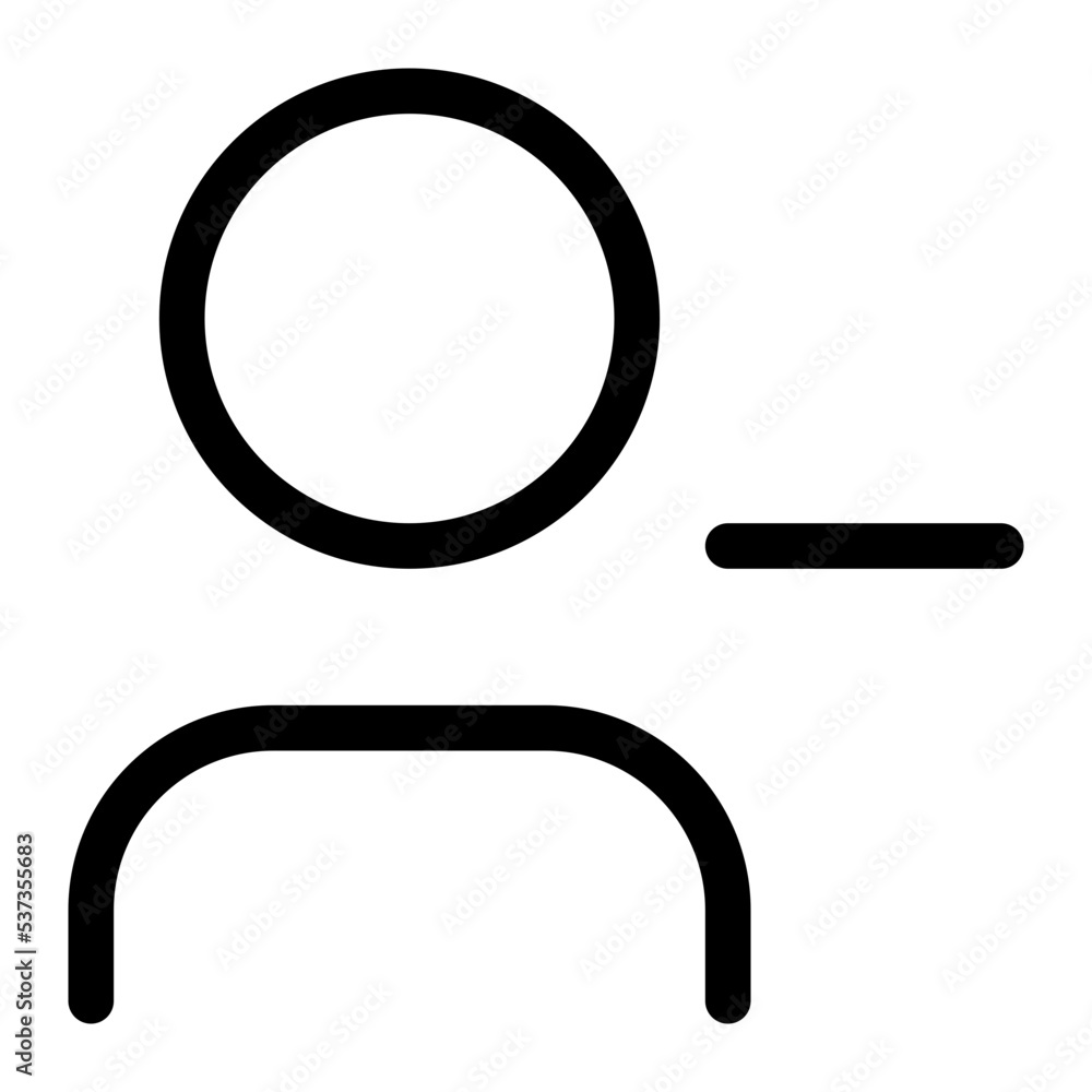 user minus icon user minus icon