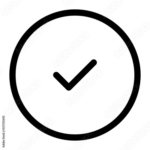 tick circle icon