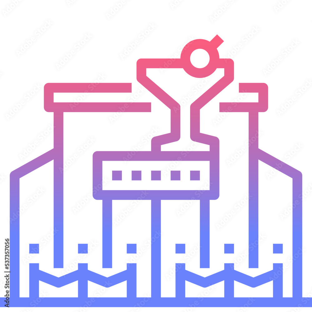 pub line gradient icon pub line gradient icon