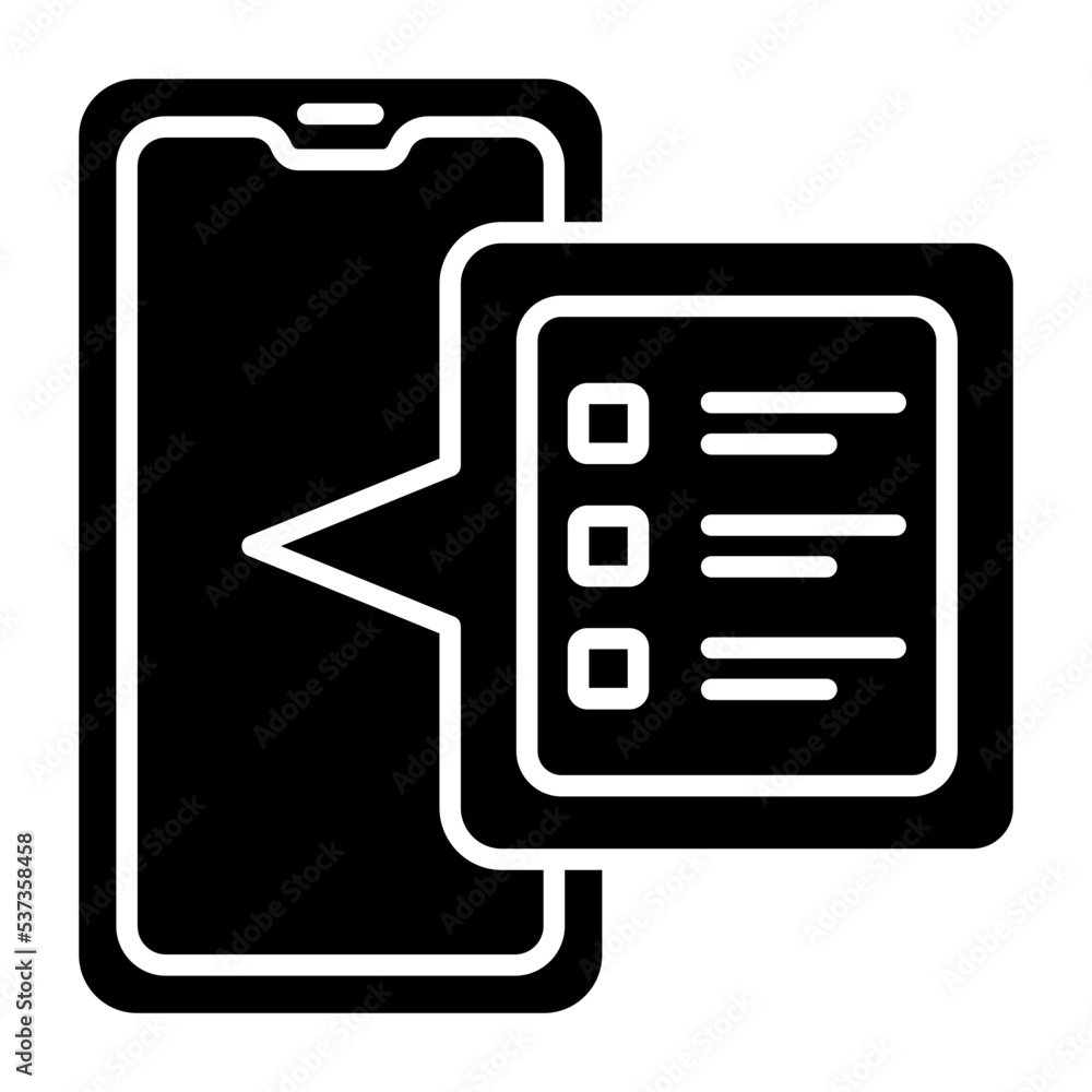 To Do List Glyph Icon To Do List Glyph Icon