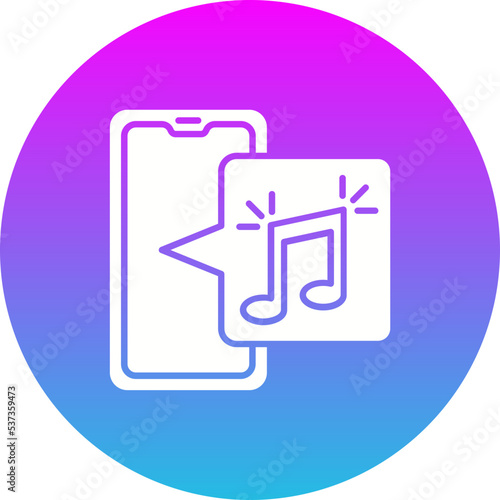 Music Gradient Circle Glyph Inverted Icon Free Download Music Gradient Circle Glyph Inverted Icon - GFXLoad