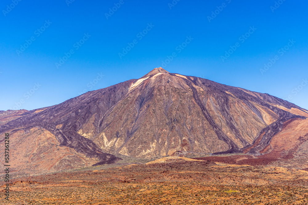 The El Teide volcano on Tenerife.
