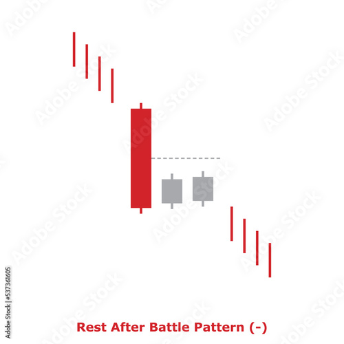 Rest After Battle Pattern (-) Green & Red - Square