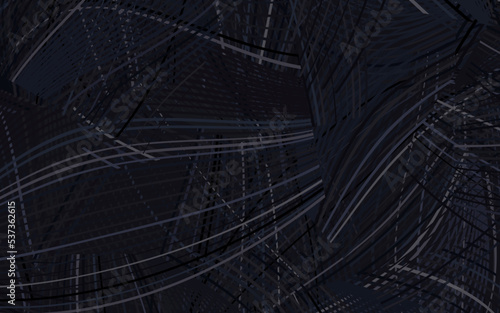 Dark Gray vector pattern with random forms.