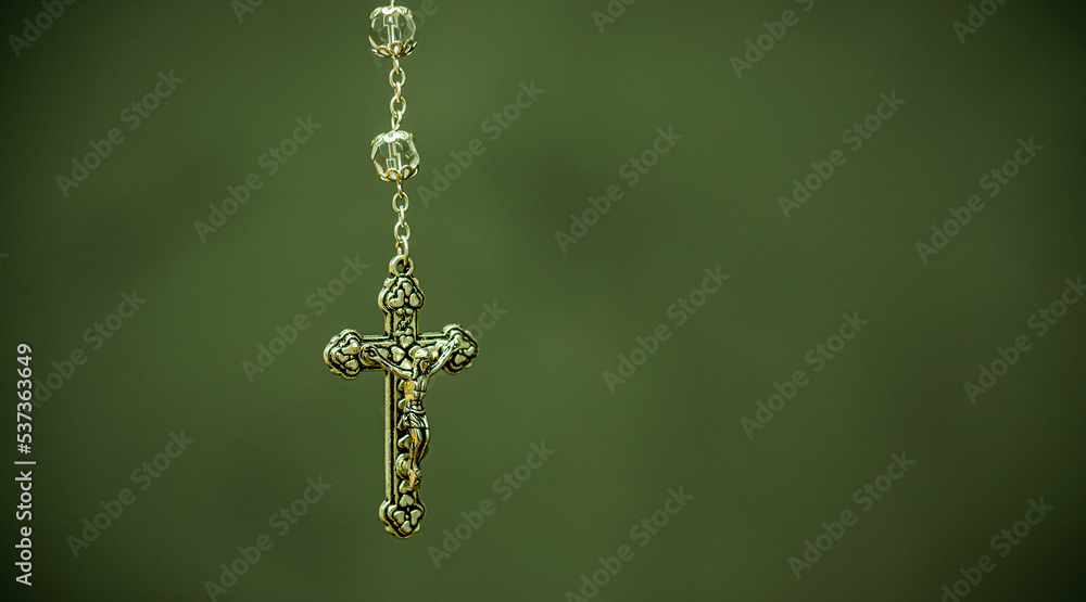 detail of a crucifix, christian symbol, , with copyspace, religious theme background detail of a crucifix, christian symbol, , with copyspace, religious theme background