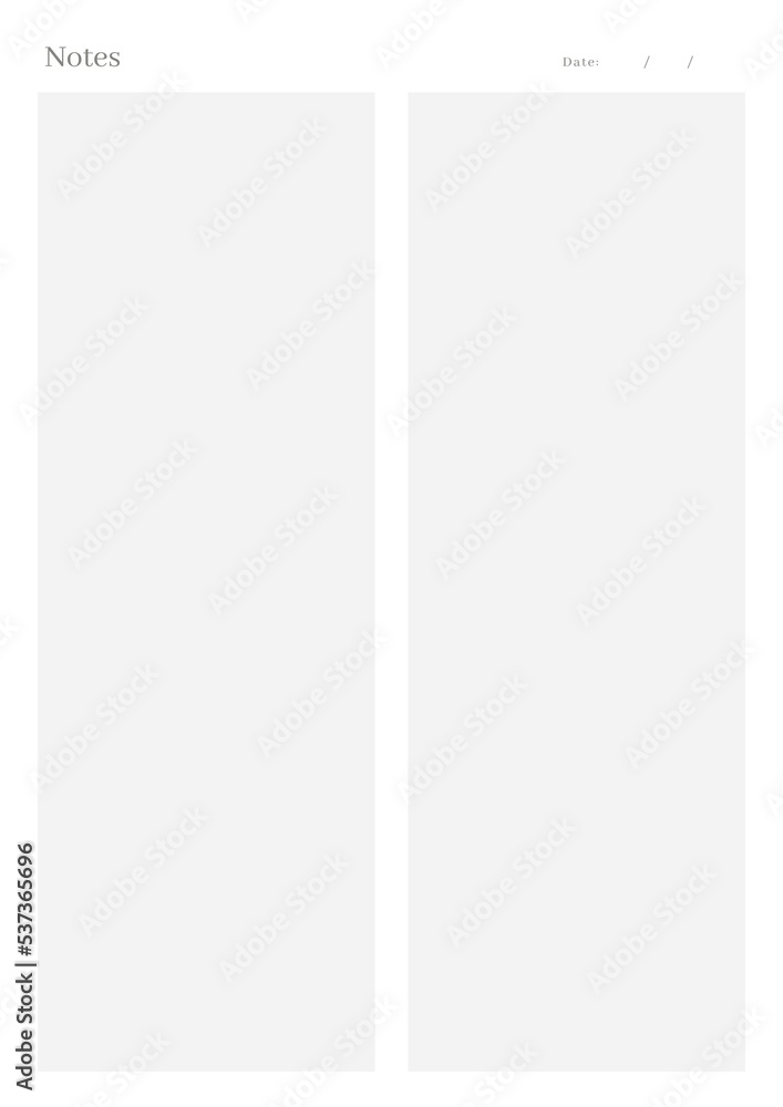 Minimalist Notes Planner Minimalist Notes Planner