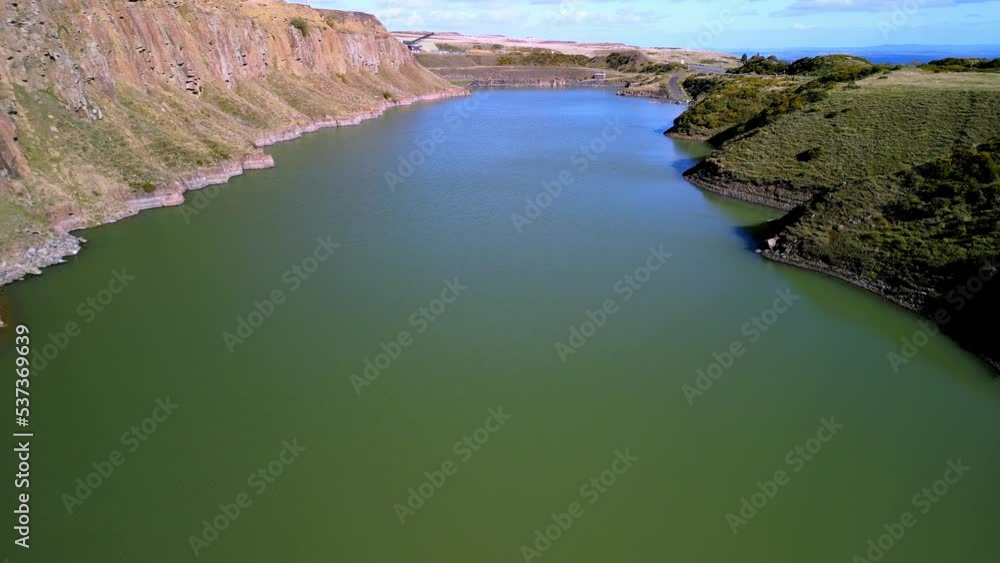 Titterstone Clee Hill Flooded Quarry Pit Titterstone Clee Hill Flooded Quarry Pit