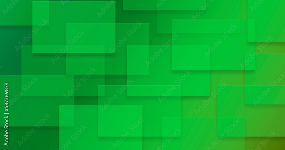 Modern green bokeh background with paper layers for art banner design Modern green bokeh background with paper layers for art banner design