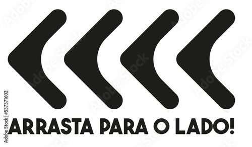 ARRASTA PARA O LADO
